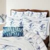 V&A Cotton 200TC Baroque Blue & White Bedding Set - Double -Home Furnishings Store 3069646 R Z001A