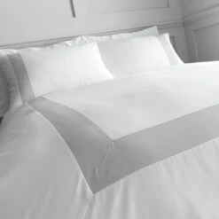 Bianca Cotton 180 TC Tailored White Bedding Set - Double 10 Bianca Cotton 180 TC Tailored White Bedding Set - Double -Home Furnishings Store 3080175 R Z004A
