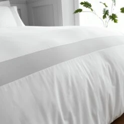 Bianca Cotton 180 TC Tailored White Bedding Set - Double 11 Bianca Cotton 180 TC Tailored White Bedding Set - Double -Home Furnishings Store 3080175 R Z005A
