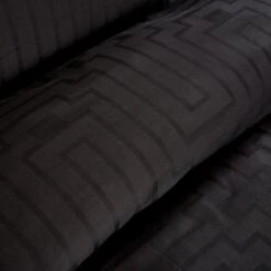 Bianca Cotton 180 TC Geometric Black Bedding Set - Double 9 Bianca Cotton 180 TC Geometric Black Bedding Set - Double -Home Furnishings Store 3080450 R Z004A