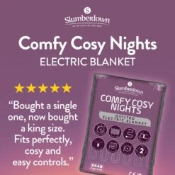 Slumberdown Comfy Cosy Nights Electric Blanket-King -Home Furnishings Store 3082070 R Z002A 1
