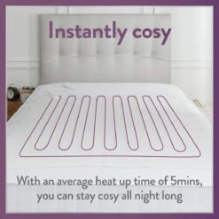 Slumberdown Comfy Cosy Nights Electric Blanket-King -Home Furnishings Store 3082070 R Z006A