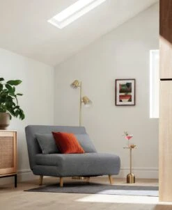 Habitat Roma Small Double Chairbed - Grey -Home Furnishings Store 3104958 R Z004C