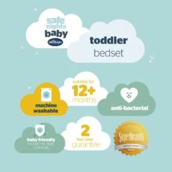 Silentnight Safe Nights Anti Allergy Duvet & Pillow -Cot Bed -Home Furnishings Store 3112012 R Z009A