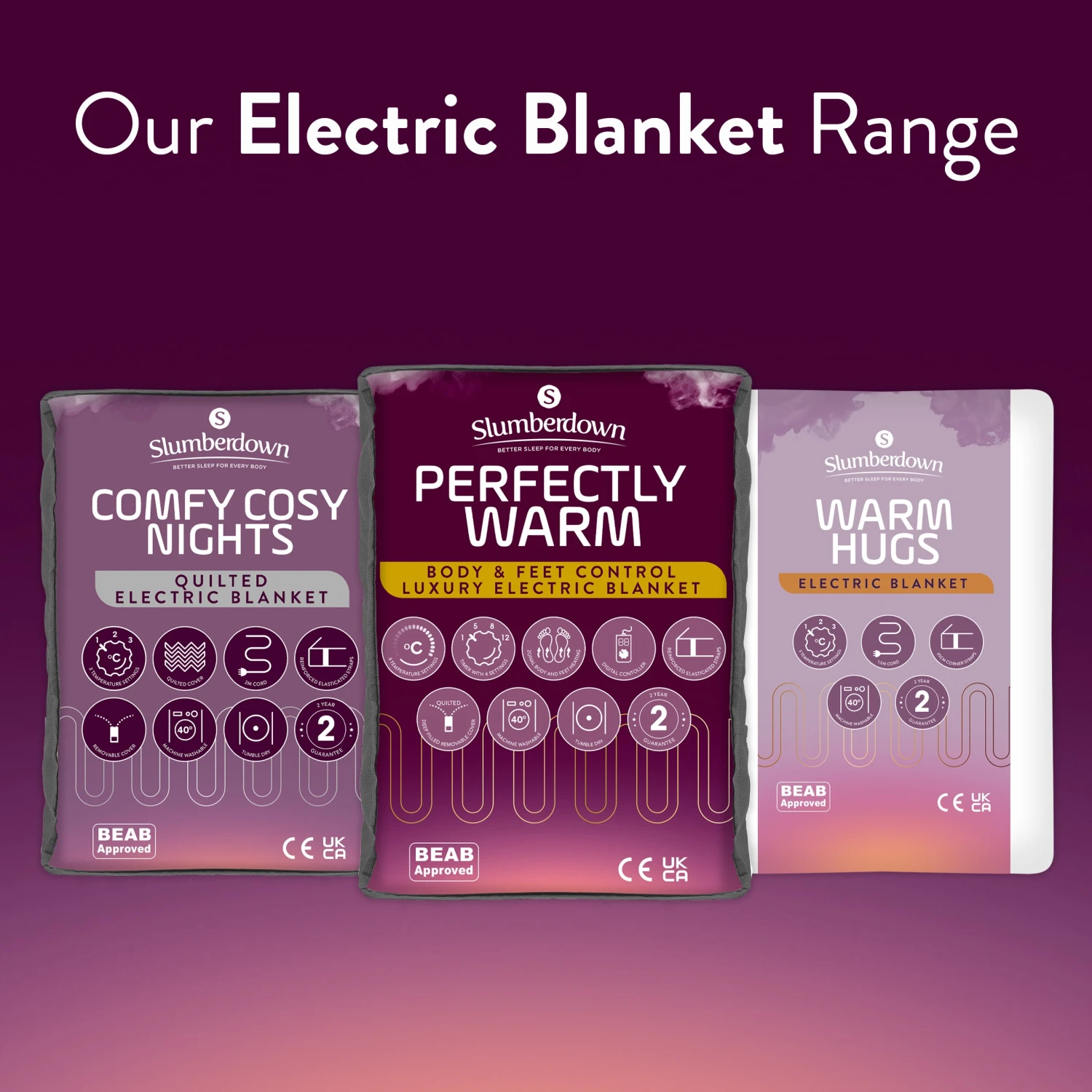 Slumberdown Warm Hugs Electric Blanket - Small Double 13 Slumberdown Warm Hugs Electric Blanket - Small Double - Image 11