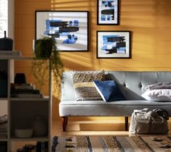 Habitat Odeon 2 Seater Velvet Clic Clac Sofa Bed - Pink -Home Furnishings Store 3188895 R Z002C