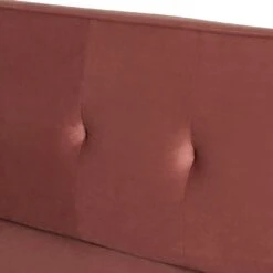 Habitat Odeon 2 Seater Velvet Clic Clac Sofa Bed - Pink -Home Furnishings Store 3188895 R Z005A