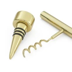 Habitat Gold Tone Corkscrew And Stopper Set 7 Habitat Gold Tone Corkscrew And Stopper Set -Home Furnishings Store 3206894 R Z002A