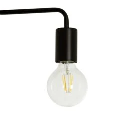 Habitat Rayner Steel 3 Light LED Flush Ceiling Light - Black -Home Furnishings Store 3247846 R Z003A