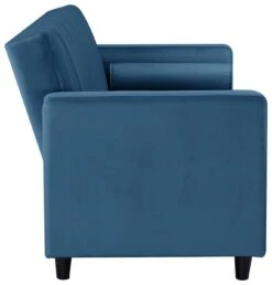 Habitat Preston Clic Clac Velvet Sofa Bed - Navy 29 Habitat Preston Clic Clac Velvet Sofa Bed - Navy -Home Furnishings Store 3249387 R Z006A