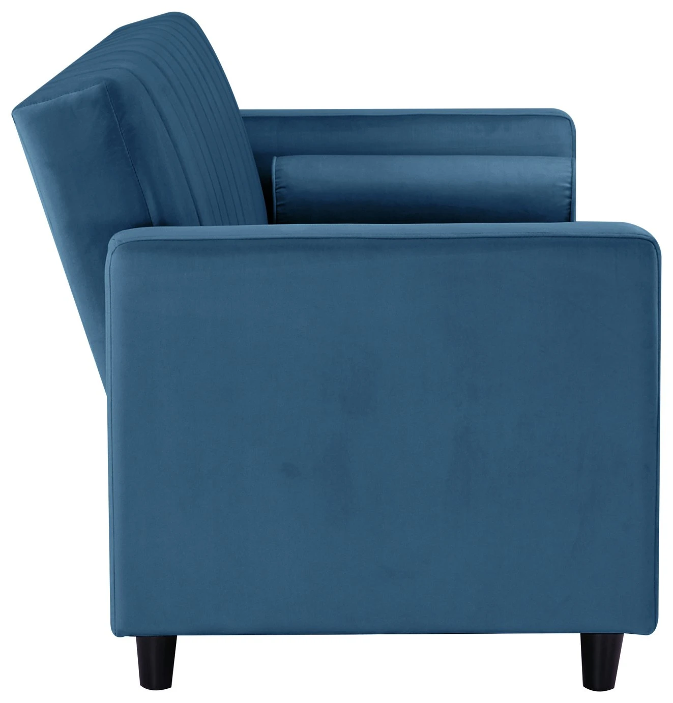 Habitat Preston Clic Clac Velvet Sofa Bed - Navy 11 Habitat Preston Clic Clac Velvet Sofa Bed - Navy - Image 9