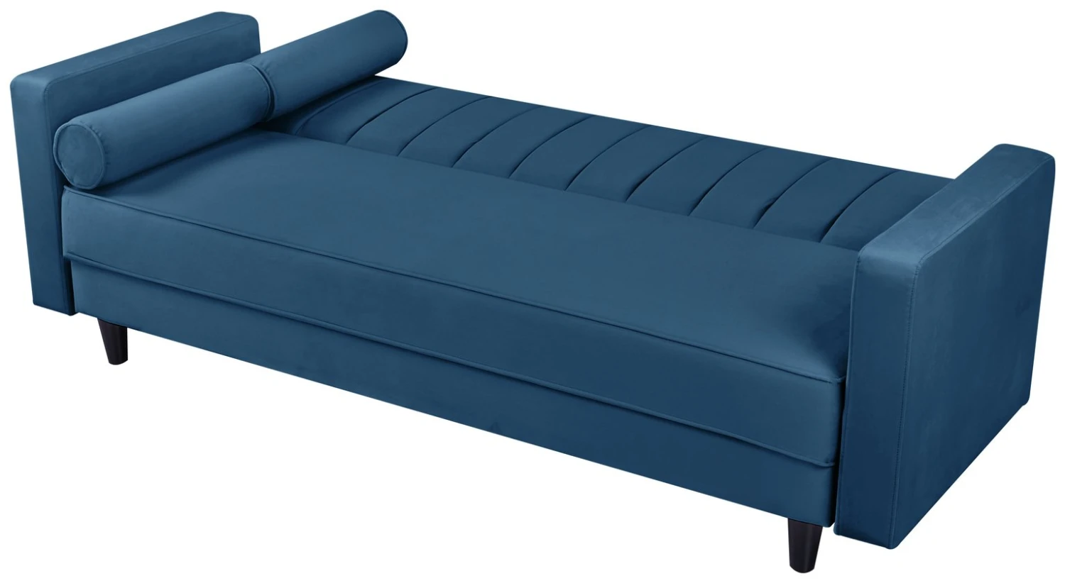 Habitat Preston Clic Clac Velvet Sofa Bed - Navy 17 Habitat Preston Clic Clac Velvet Sofa Bed - Navy - Image 15