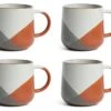 Habitat Dipped Speckle Set Of 4 Mugs