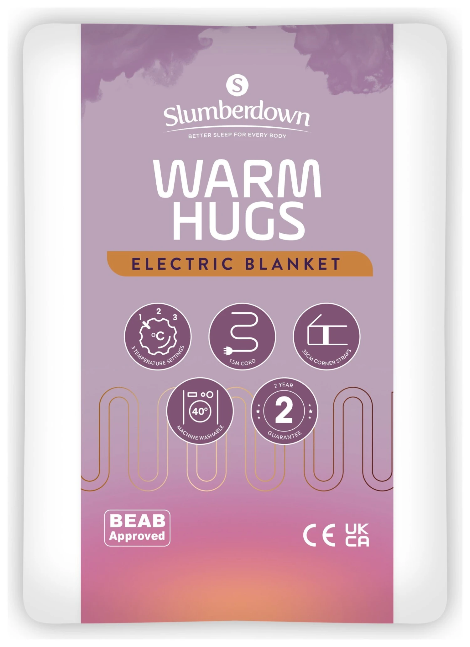 Slumberdown Warm Hugs Electric Blanket-King 3 Slumberdown Warm Hugs Electric Blanket-King
