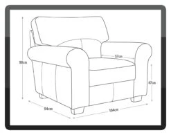 Habitat Salisbury Leather Armchair - Tan -Home Furnishings Store 3314047 R E001
