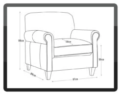 Habitat Kingsley Leather Accent Chair - Tan 8 Habitat Kingsley Leather Accent Chair - Tan -Home Furnishings Store 3328662 R E001