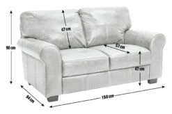 Habitat Salisbury Leather 2 Seater Sofa - Chocolate 12 Habitat Salisbury Leather 2 Seater Sofa - Chocolate -Home Furnishings Store 3336348 R E001