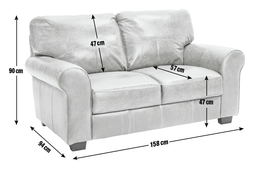 Habitat Salisbury Leather 2 Seater Sofa - Chocolate 6 Habitat Salisbury Leather 2 Seater Sofa - Chocolate - Image 4