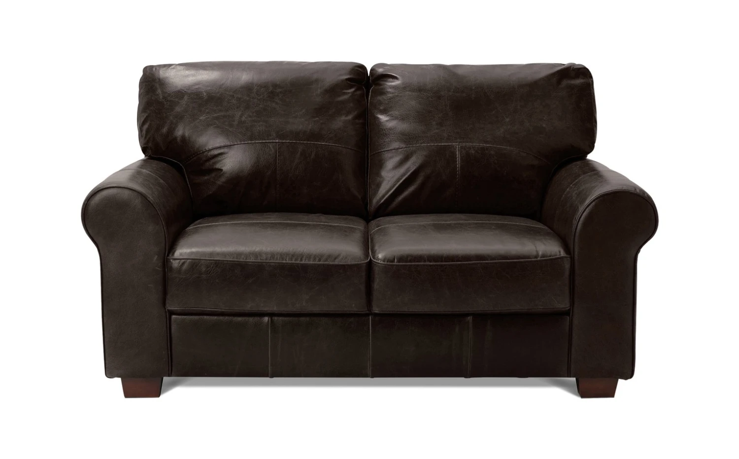 Habitat Salisbury Leather 2 Seater Sofa - Chocolate 3 Habitat Salisbury Leather 2 Seater Sofa - Chocolate