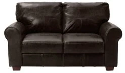 Habitat Salisbury Leather 2 Seater Sofa - Chocolate 15 Habitat Salisbury Leather 2 Seater Sofa - Chocolate -Home Furnishings Store 3336348 R Z015A