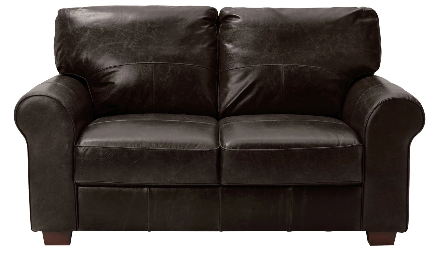 Habitat Salisbury Leather 2 Seater Sofa - Chocolate 9 Habitat Salisbury Leather 2 Seater Sofa - Chocolate - Image 7