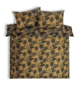 Habitat Palm Floral Print Mustard Bedding Set - Single 11 Habitat Palm Floral Print Mustard Bedding Set - Single -Home Furnishings Store 3344457 R Z002A
