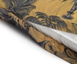 Habitat Palm Floral Print Mustard Bedding Set - Single 14 Habitat Palm Floral Print Mustard Bedding Set - Single -Home Furnishings Store 3344457 R Z004A