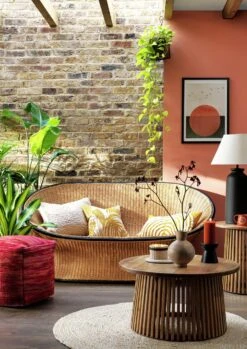 Habitat Koba Rattan 2 Seater Sofa - Natural -Home Furnishings Store 3369229 R Z002C