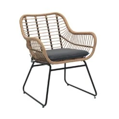 Habitat Ross Rattan Effect Garden Chair - Natural -Home Furnishings Store 3412688 R Z003A