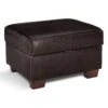 Habitat Salisbury Leather Storage Footstool - Chocolate -Home Furnishings Store 3458673 R Z001A