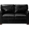 Habitat Salisbury Leather 2 Seater Sofa - Black -Home Furnishings Store 3609123 R Z001A