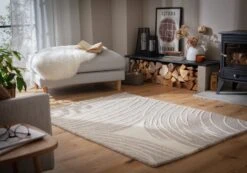 Habitat Hand Tufted Wool & Cotton Rug - Natural -120X170cm -Home Furnishings Store 3636574 R Z001C