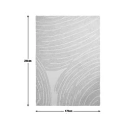 Habitat Hand Tufted Wool & Cotton Rug - Natural -120X170cm -Home Furnishings Store 3636574 R Z001E