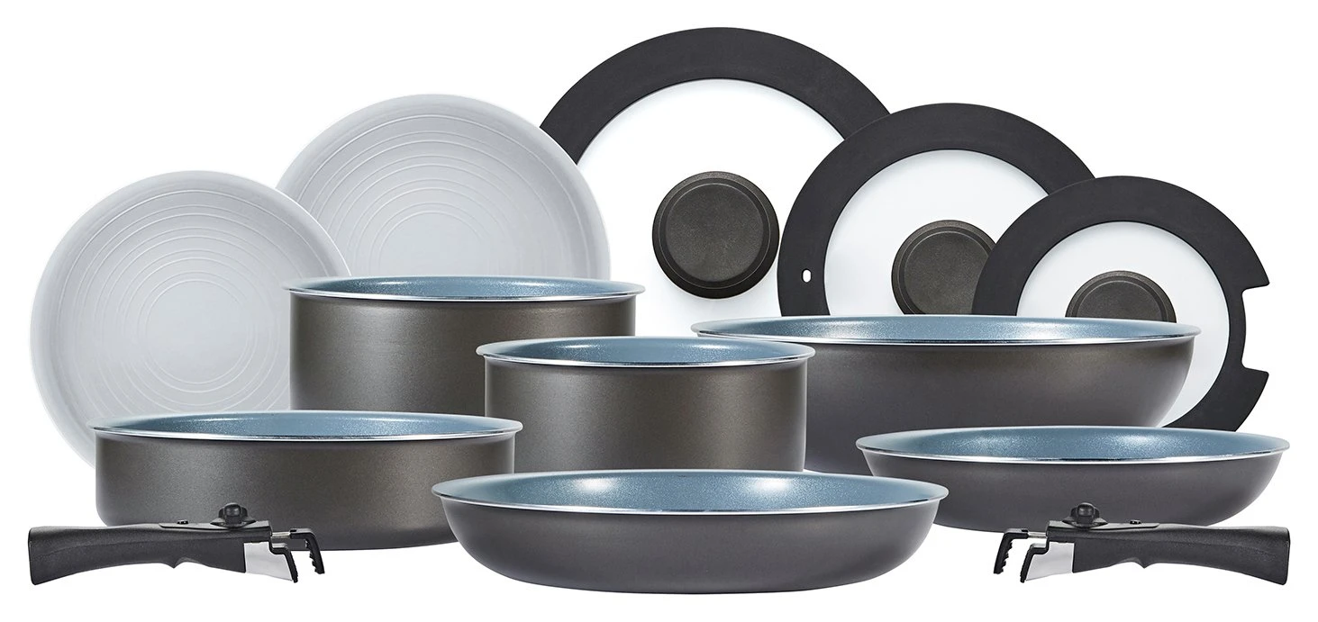 Tower Freedom 13 Piece Aluminium Pan Set - Grey 3 Tower Freedom 13 Piece Aluminium Pan Set - Grey