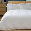 Habitat Cotton 180TC Leaf Matelasse White Bedding - Double -Home Furnishings Store 4096429 R Z001A
