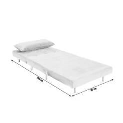 Habitat Roma Single Velvet Chairbed - Orange -Home Furnishings Store 4165707 R Z004A