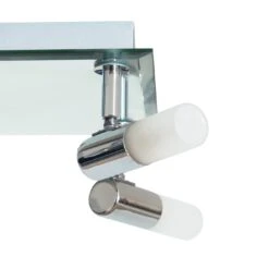 Habitat Milano 4 Light Bathroom Square Spotlight - Chrome -Home Furnishings Store 4329282 R Z002A