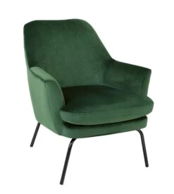 Habitat Celine Velvet Accent Chair - Green -Home Furnishings Store 4378439 R Z004A