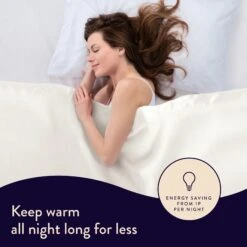 Dreamland Ivory Supersoft Dual Control Overblanket-King -Home Furnishings Store 4463973 R Z003A