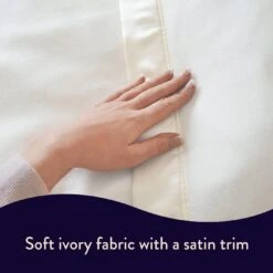 Dreamland Ivory Supersoft Dual Control Overblanket-King -Home Furnishings Store 4463973 R Z005A