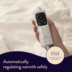 Dreamland Ivory Supersoft Dual Control Overblanket-King -Home Furnishings Store 4463973 R Z007A 1