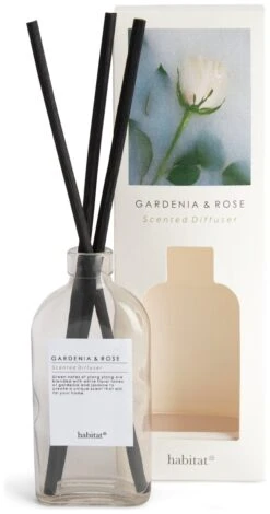 Habitat 150ml Scented Diffuser - Gardenia & Rose 9 Habitat 150ml Scented Diffuser - Gardenia & Rose -Home Furnishings Store 4497444 R Z002A