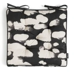 Habitat Ink Print Pack Of 2 Seat Cushions - White And Black 11 Habitat Ink Print Pack Of 2 Seat Cushions - White And Black -Home Furnishings Store 4497516 R Z003A