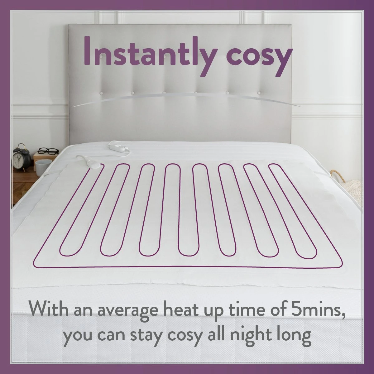 Slumberdown Comfy Cosy Nights Electric Blanket - Double 8 Slumberdown Comfy Cosy Nights Electric Blanket - Double - Image 6