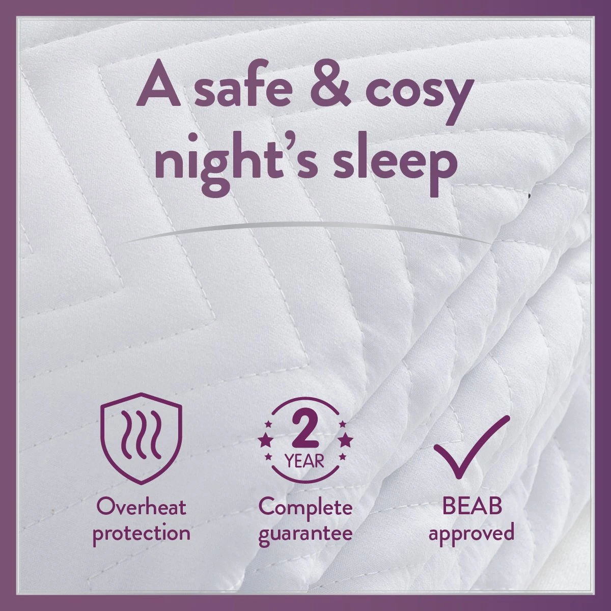 Slumberdown Comfy Cosy Nights Electric Blanket - Double 12 Slumberdown Comfy Cosy Nights Electric Blanket - Double - Image 10