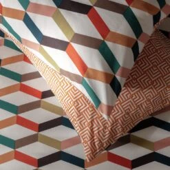 Habitat Geometric ZigZag Multicolour Bedding Set - Single -Home Furnishings Store 4529257 R Z002C