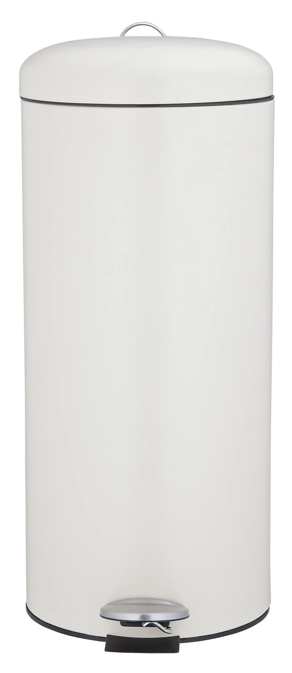 Habitat 30 Litre Round Kitchen Pedal Bin - Matt Cream 3 Habitat 30 Litre Round Kitchen Pedal Bin - Matt Cream