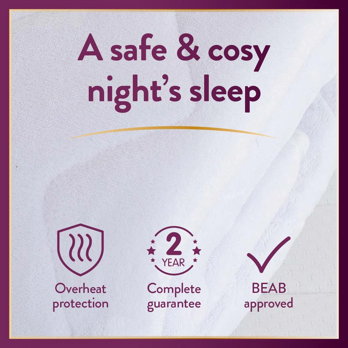 Slumberdown Perfeclty Warm Luxury Electric Blanket-Superking 14 Slumberdown Perfeclty Warm Luxury Electric Blanket-Superking - Image 12