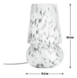 Habitat Rahnn Confetti Glass Table Lamp - Brown -Home Furnishings Store 4637204 R Z017A