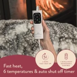 Dreamland Luxury Faux Fur Heated Throw - Large 14 Dreamland Luxury Faux Fur Heated Throw - Large -Home Furnishings Store 4669911 R Z004A